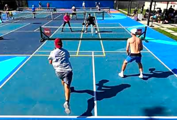 Bad Pickleball Pro Level Rec 5.5Jessie Irvine DJ Young Matt Baca Erik Yeah