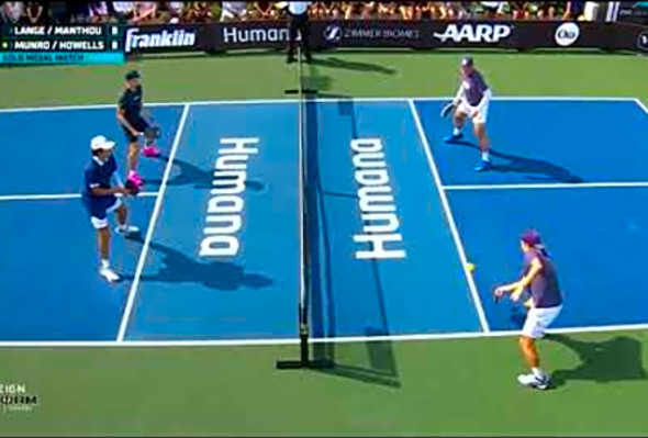 Will Howells Great Pickleball Shot at the Humana APP Fort Lauderdale Open