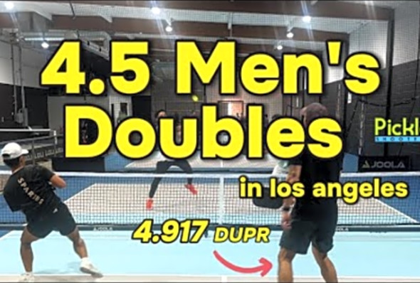 this is what 4.5 pickleball looks like in los angeles, ca (1/9/2025)