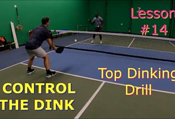 Master the dink in pickleball with this drill.