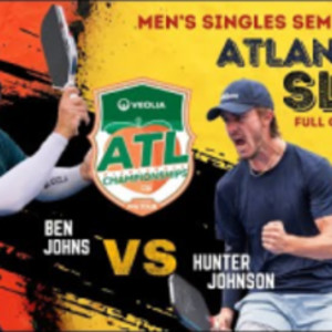 Ben Johns vs Hunter Johnson at Veolia Atlanta Pickleball Championships S...
