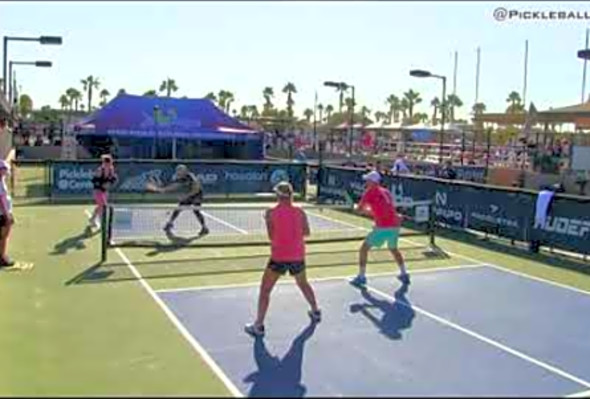 Pickleball Chess Match Rally at APP Tour Stop in Casa Grande, AZ (Dec &#039;21)