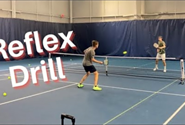 Pickleball Reflex Drill