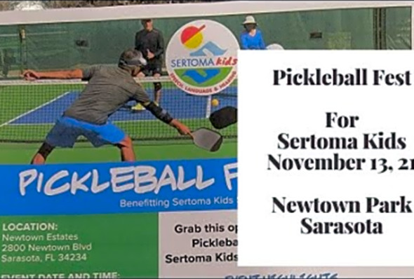 Information on the Pickleball Fest in Sarasota Nov 13.