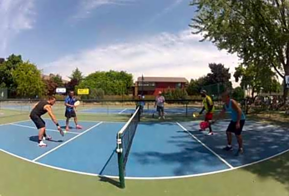 (34 shot rally) 2017 Pickleball Canada National Tournament