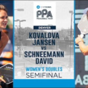 Kovalova/Jansen vs Schneemann/David in the Semis at Denver Open