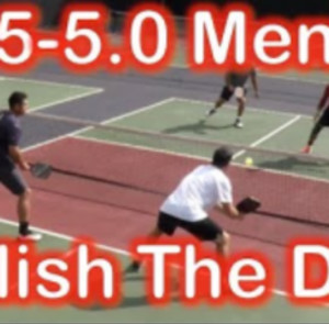 Sosa &amp; Luck vs. Strehle &amp; Munther - Men&#039;s 4.5-5 Doubles Match - Relish T...