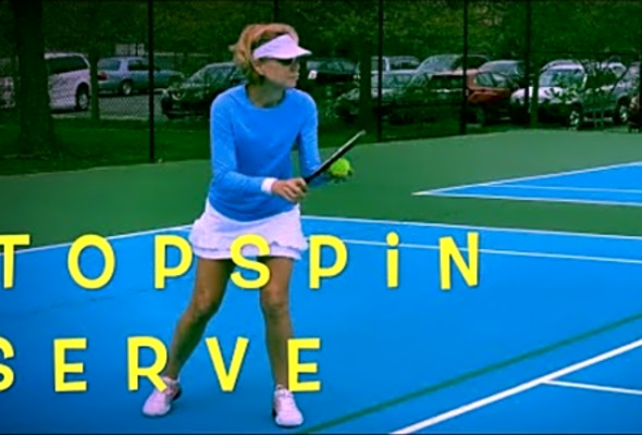A Beautiful Pickleball Topspin Serve - Ann Carney