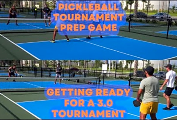 Naples Pickleball Tournament Prep Games, The Old Man &amp; Rob vs Jordan &amp; Kermin