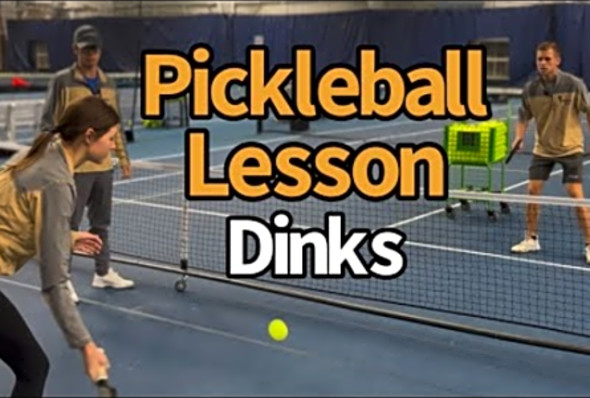 How a Pickleball Lesson Looks - Part 1 - DINKS