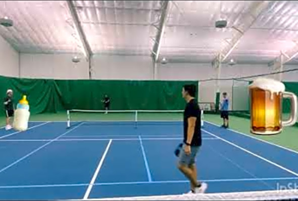 When the referees are under the influence during a pickleball game. #referee fail #pickleball