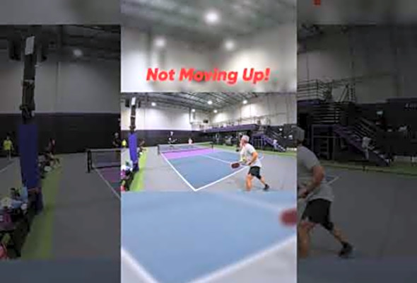 Not Moving Up! #pickleball #pickleballhighlights #highlights #shorts #thepickleballrunner
