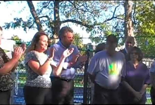 Ribbon Cutting Ceremony - New Pickleball Courts at Iles Park (Sept 2012)