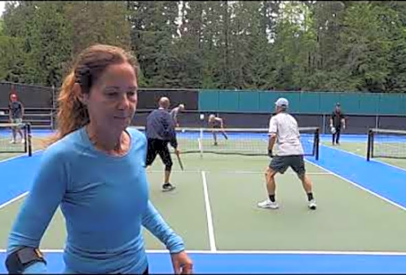 GH011085 Pickleball Play at Murdo Frazer Park BC June 14 2023