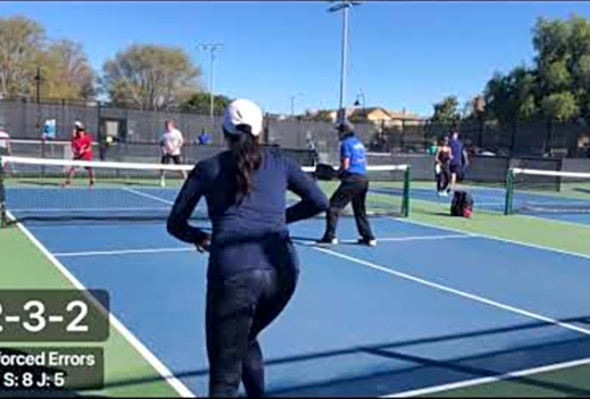 Game 1 Mixed Doubles 4.0 Round Robin Pickleball