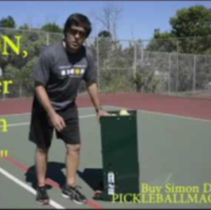 Simon2 pickleball throwing machine. Wireless remote. Only with Simon !