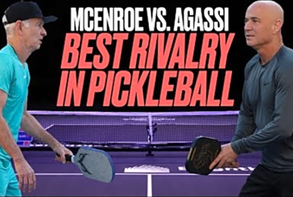 Agassi vs. McEnroe THE BEST MATCH in Pickleball