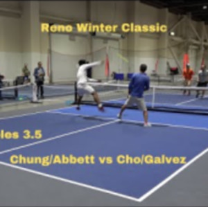 Reno &quot;Winter Classic&quot; Mens Doubles 3.5 Chung/Abbett vs Cho/Galvez