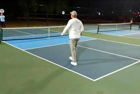SMOOTH LEFTY IS SO CONSISTENT! 4.5 Pickleball Rec Game at Midway Park in Myrtle Beach, SC