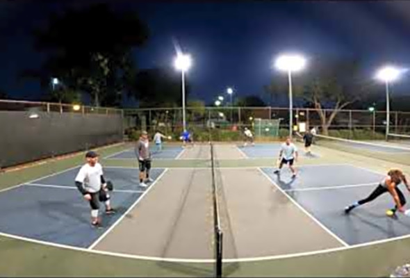 Bad Pickleball High level Rec Play 5.0 Jessie Irvine Matt Manasse Jeff Warnick Scott Crandall