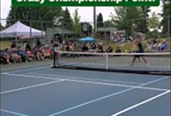 Crazy Championship Point! IG/wavepickleball #pickleball #pickleballislife #pickleballrocks #shorts