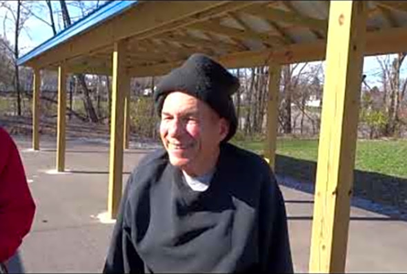 Clear Creek Park Pickleball courts nets down