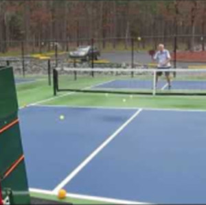 Practicing at HSV Pickleball Courts