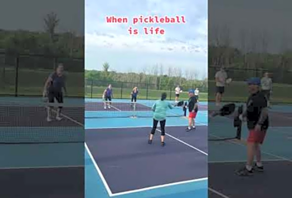 When pickleball is life #pickleball #pickleballislife