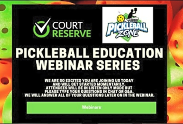 Pickleball Education Series with Pickleball Zone