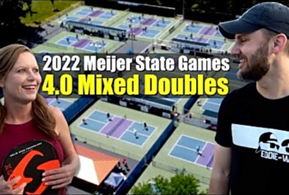 Mixed Doubles 4.0 at 2022 Meijer State Games of Michigan