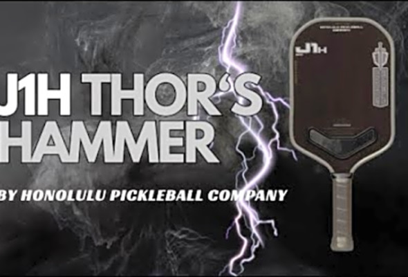 Unleashing Power: J1H Honolulu Pickleball Paddle Review - Thor&#039;s Hammer - attopickleballandbeyond