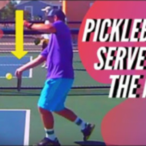 Pickleball Pro Serving Technique