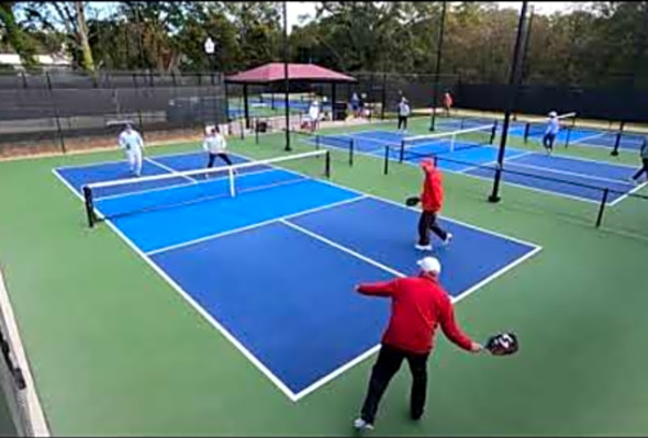 11/6/21 Newnan Pickleball Game 7 Ricky/Bill vs Dan/Kenny