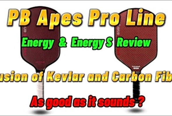 Pickleball Apes Pro Line Energy &amp; Energy S Paddles Review.
