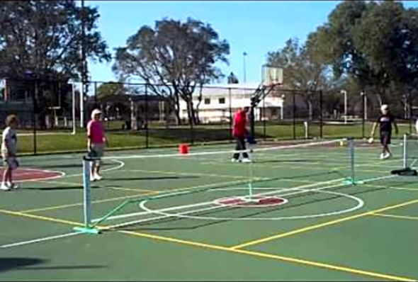 PickleBall Fleischmann Park Naples Fl Feb 19 2013
