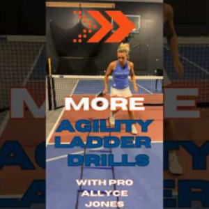 MORE Ladder Agility Drills from our sponosred pro atAllyce Jones Pickleb...