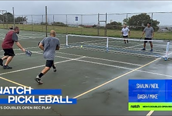 Pickleball Men&#039;s Doubles Rec Play feat. Dash/Mike vs Shaun/Neil