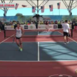 Pre-Recorded Live: Mixed Doubles 19 GOLD - Minto US Open Pickleball Cham...