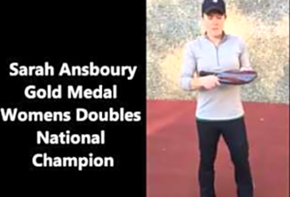 Sarah Ansboury - 2015 Pickleball National Champion