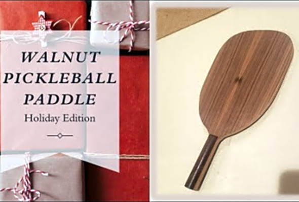 Custom Walnut Veneered Pickleball Paddle!