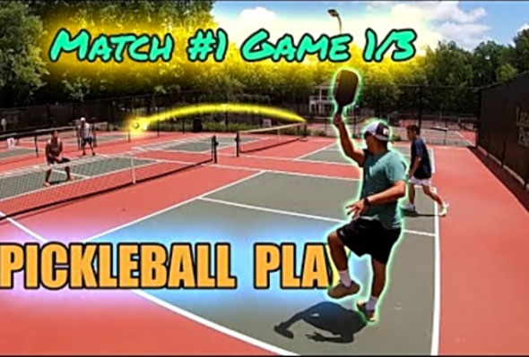 Pickleball Play: Match No. 1 Game 1 of 3