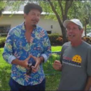 Bob Savar interviews Jon Pyle at the 2019 US Open Pickleball Championshi...