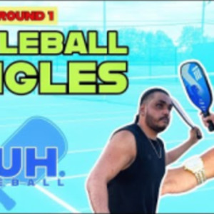 Pickleball Gameplay - Full Game of Singles - Bruh Pickleball