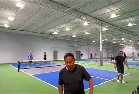#711 Men Doubles Pickleball - Dan Patch Tournament - Game 3 - Savage, MN - Open Vision