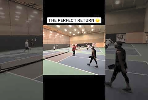 THE PERFECT PICKLEBALL RETURN YOULL EVER SEE #pickleball #shorts #viral