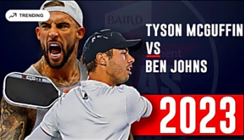 Relive This Epic Rivalry When Ben Johns Faced Tyson McGuffin in This 2023 Pickleball Classic!