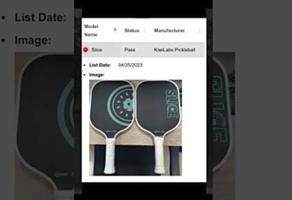 New Pickleball Paddle Alert - the KiwiLabs Slice! A New Force to Reckon With?! #shorts