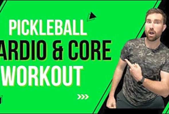Pickleball Cardio &amp; Core Strength Workout! All Levels!