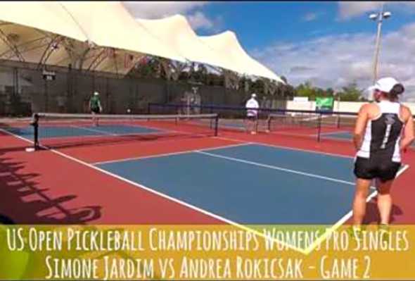 US Open Pickleball Championships Womens Pro Singles Jardim v Rokicsak