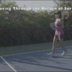 Pickleball Return of Serve (Moving Through the Return Demonstration)